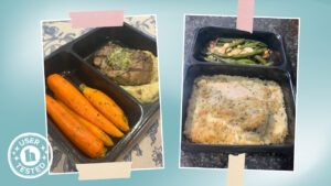 Healthline tester images of Factor's keto meals.